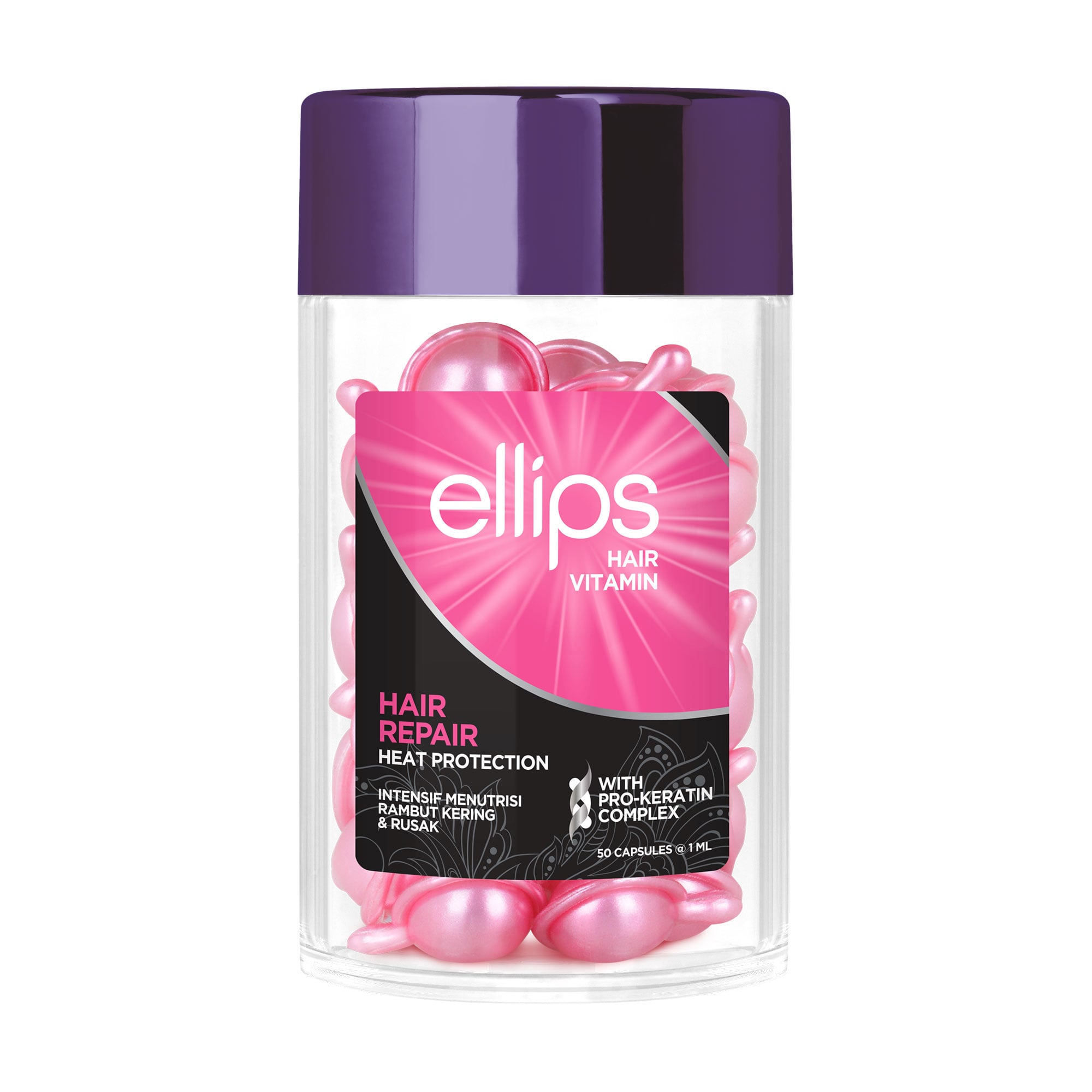 Вітаміни для волосся Ellips Hair Vitamin Repair Відновлення з Pro-кератиновим комплексом, 50*1 мл