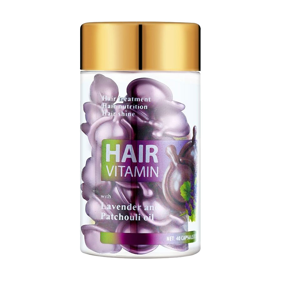 Вітаміни для волосся LeNika Hair Vitamin з оліями лаванди та пачулі, 40*1 мл